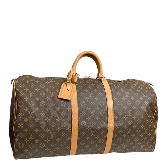 LOUIS VUITTON Monogram Keepall 55 Travel Bag 🧳 LV 29 - Picture 5 of 17